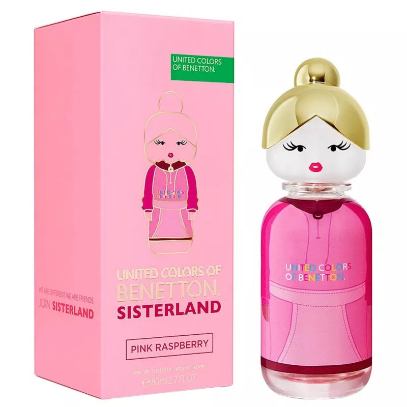 BENETTON COLORS SISTERLAND PINK RASPBERRY FEM EDT 80ML