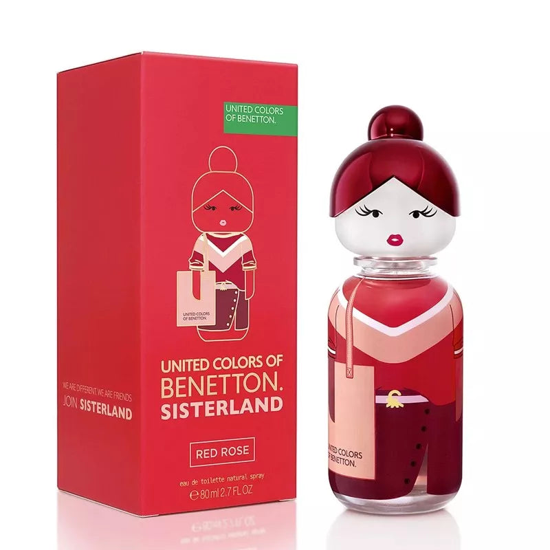 BENETTON COLORS SISTERLAND RED ROSE FEM EDT 80ML