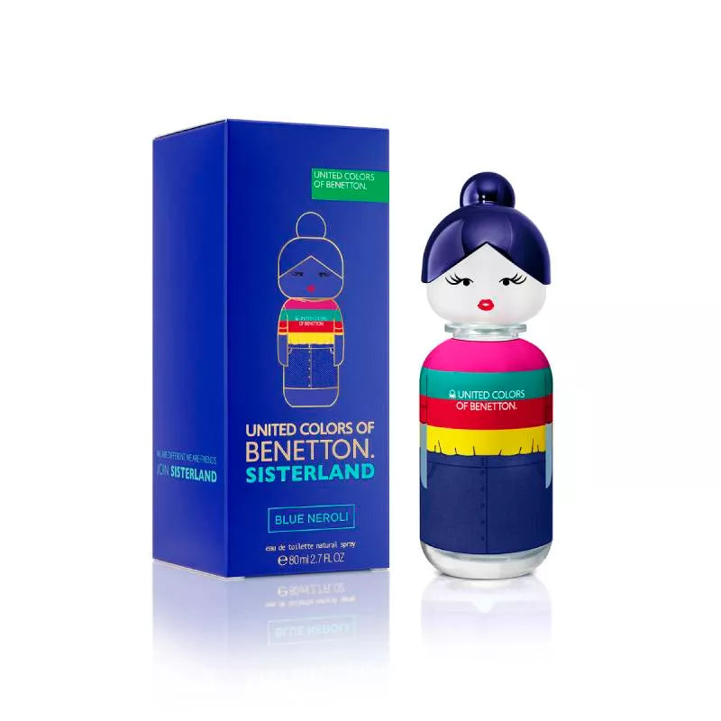 BENETTON COLORS SISTERLAND BLUE NEROLI EDT 80 ML
