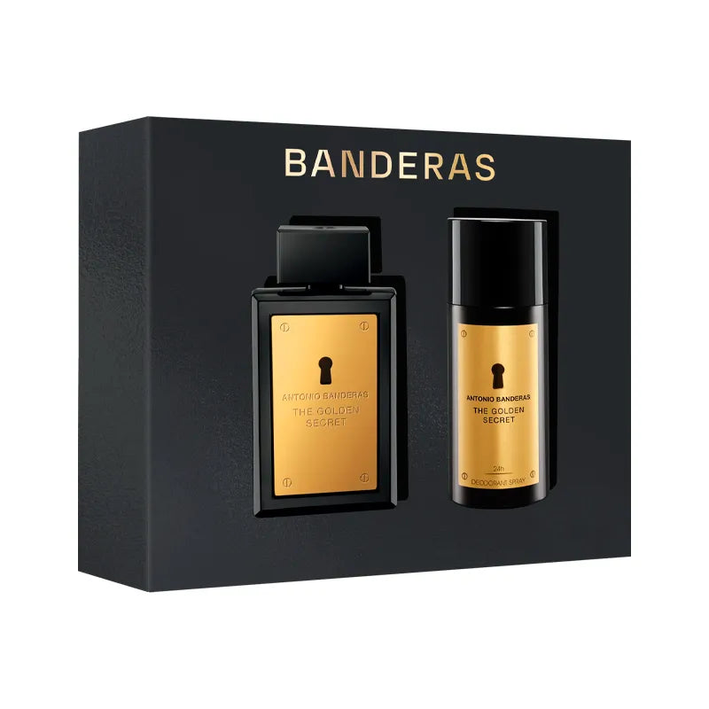 KIT ANTONIO BANDERAS THE GOLDEN SECRET MASC 100ML   DEO