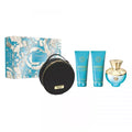 KIT VERSACE DYLAN TURQUOISE EDT +GEL + BL + NECESER