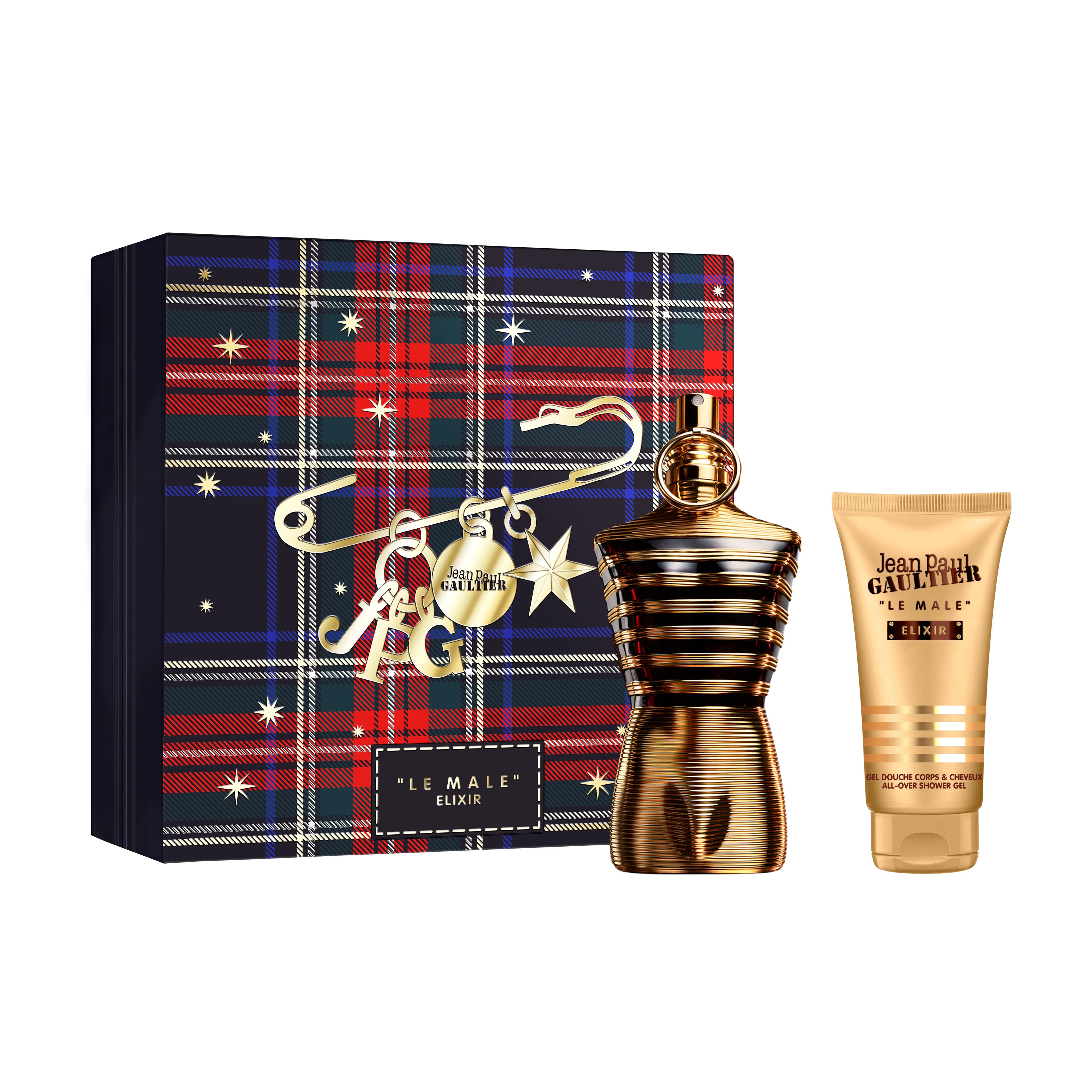 KIT JEAN PAUL GAULTIER LE MALE ELIXIR PARFUM 125ML  2PZS