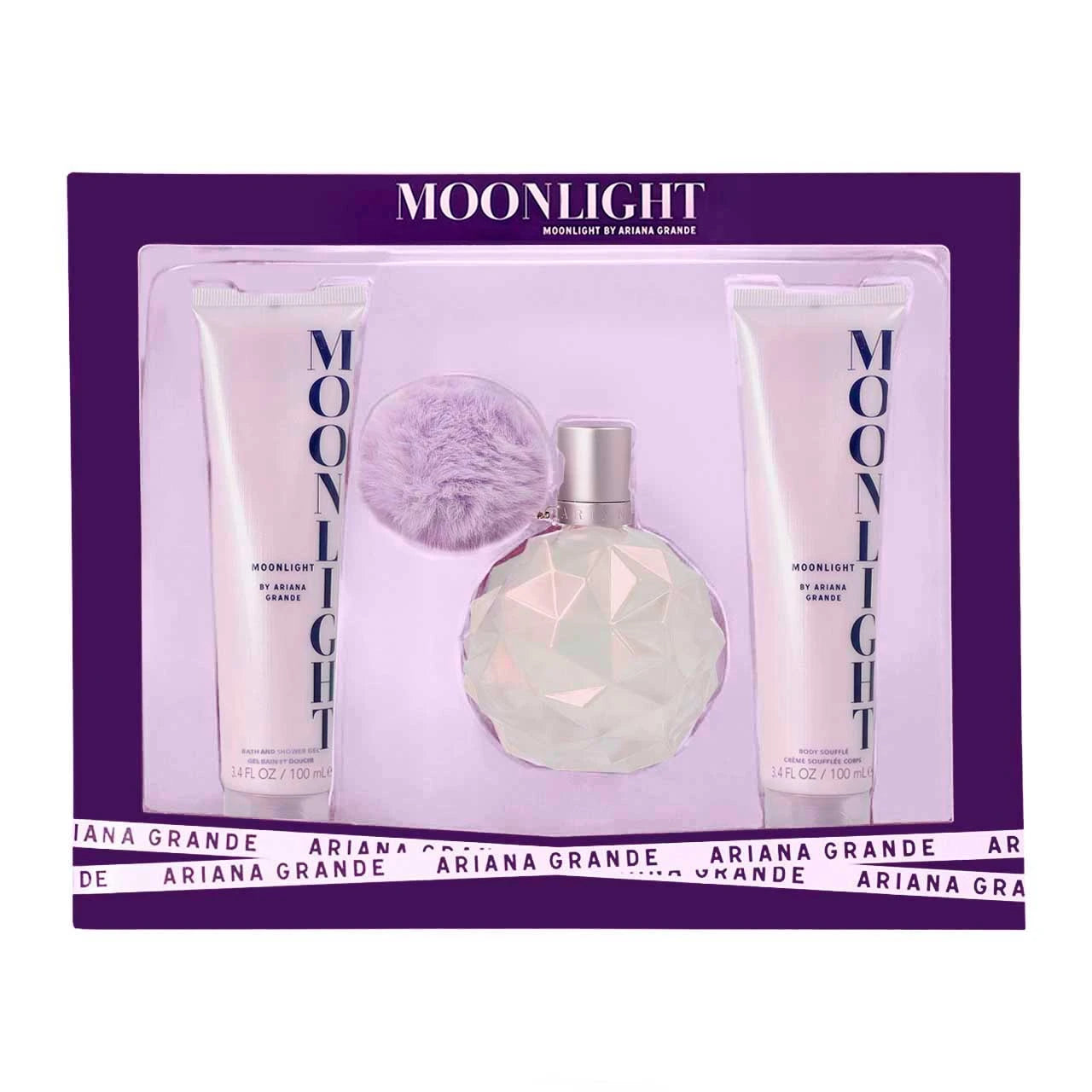KIT ARIANA GRANDE MOONLIGHT EDP 100 ML   BODY LOTION   SHOWER GEL