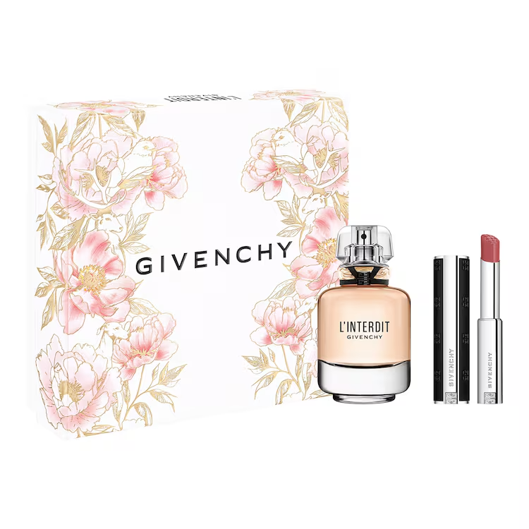 KIT GIVENCHY L INTERDIT EDP 80ML + LABIAL SATIN NRO 111