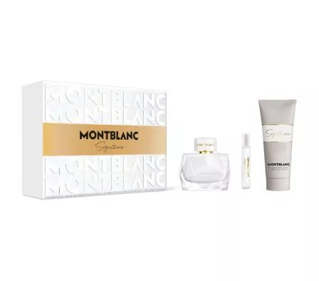 KIT MONT BLANC SIGNATURE EDP 90ML +BL + 7.5ML