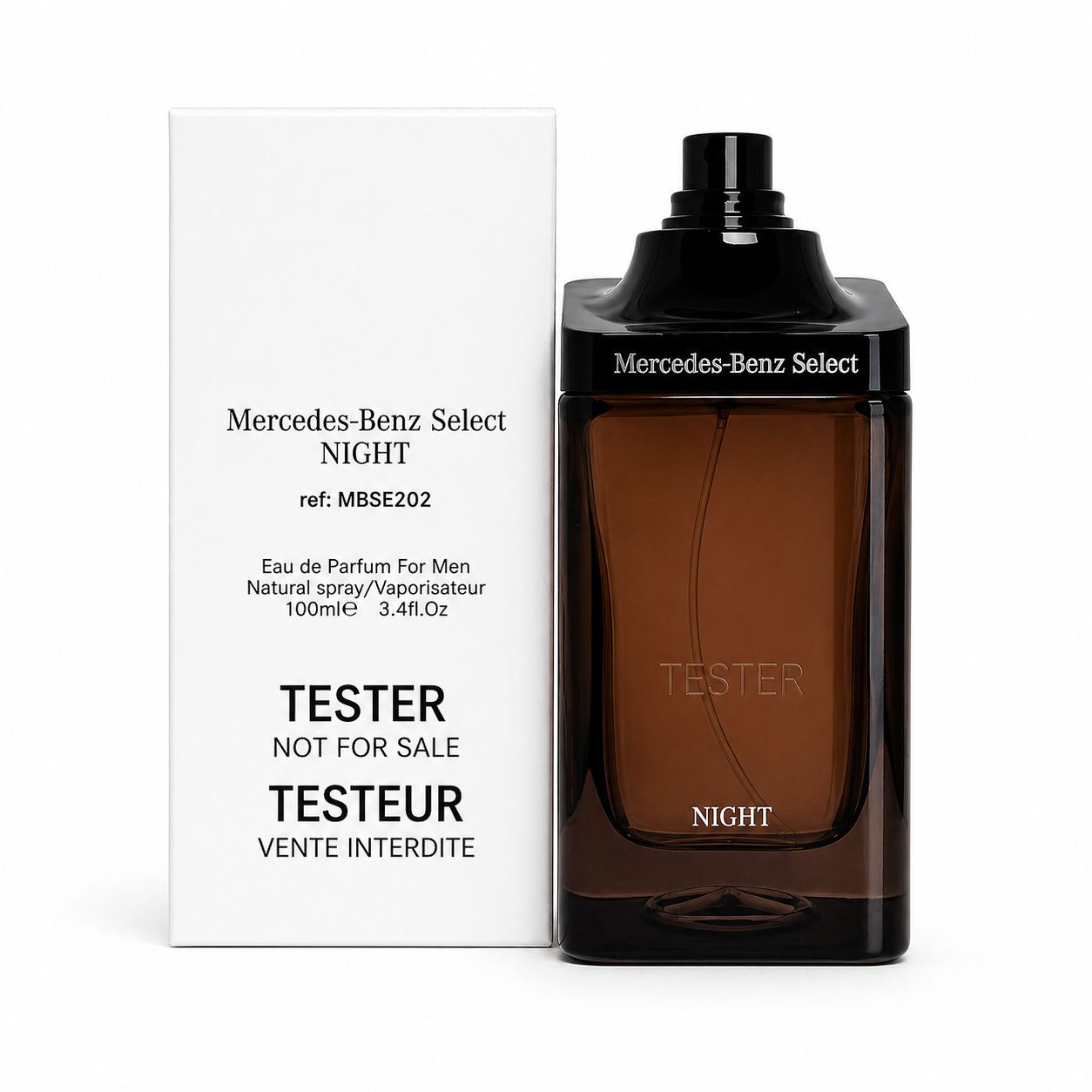 TESTER  MERCEDES BENZ SELECT NIGHT EDP 100ML